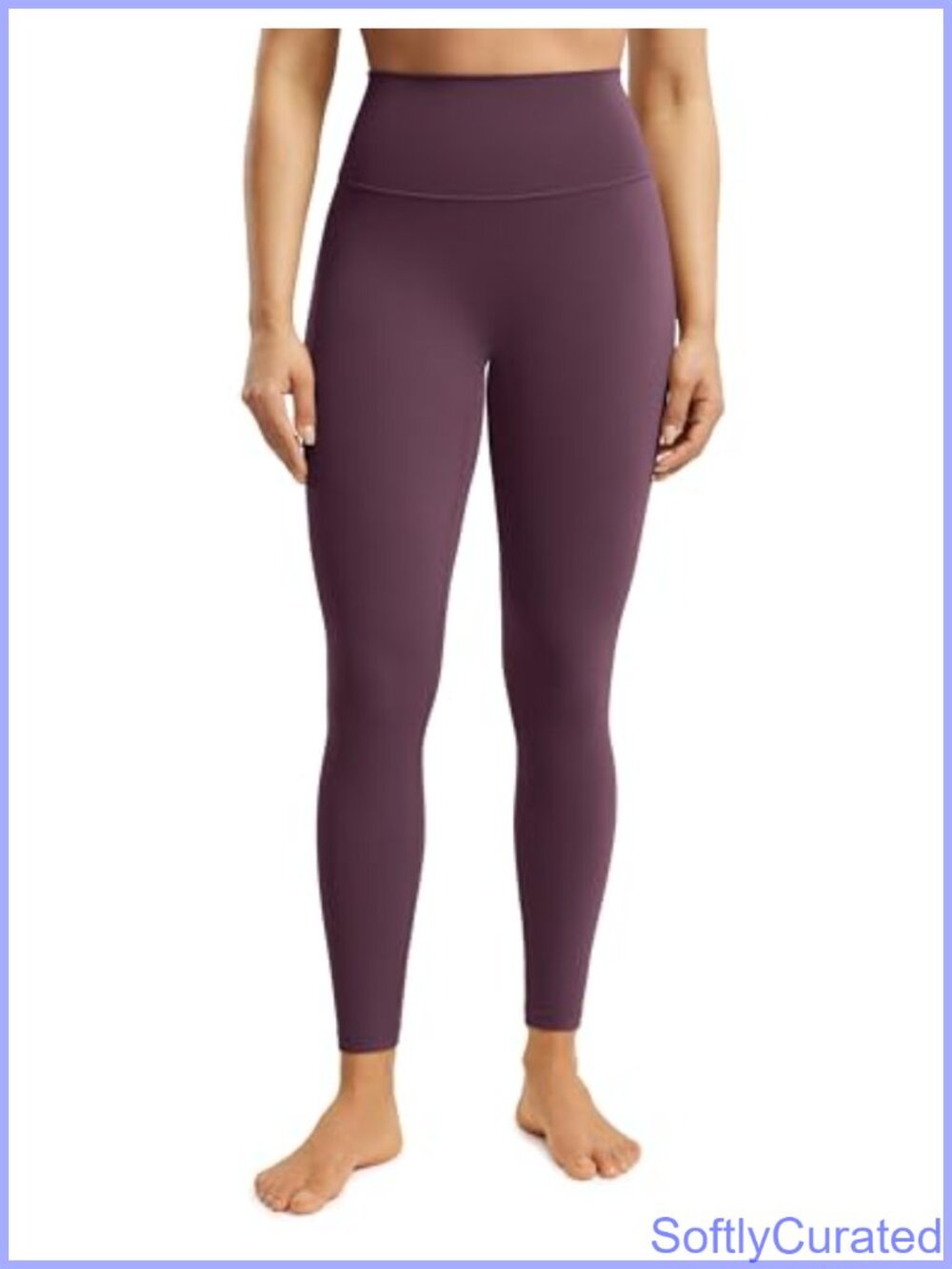 Seamless High Rise Yoga Leggings No Front Seam Buttery Soft Stretch